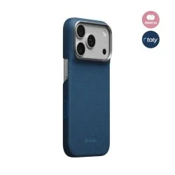 Pitaka (Argyle) Edge Case for iPhone 18 Pro - Abyss Blue